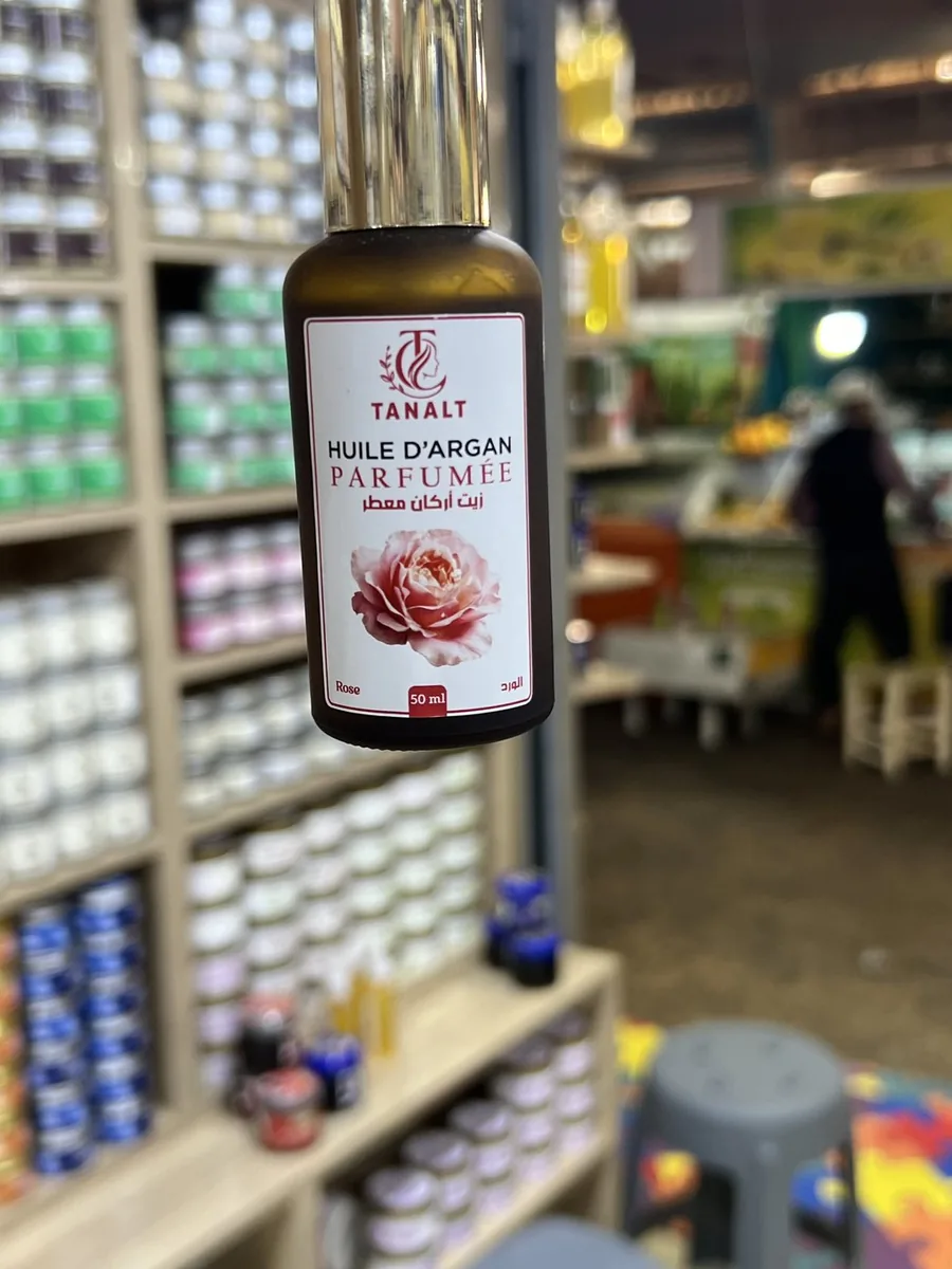 زيت أركان معطر بالورد 50 مل